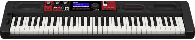 TECL 61 T, 900 TIMB, 243 RITM, 64 DE POLIF, USB A HOST- MIDI, PANT LCD, COLOR NEGRO - Miniatura 2