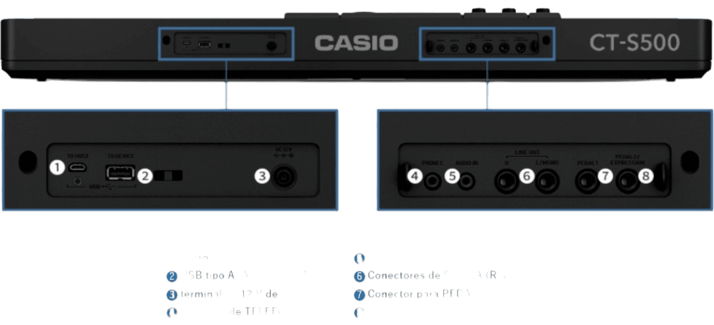 TECL 61 T, 800 TIMB, 243 RITM, CONEC INALAMB BLUETOOTH 5.0, USB A HOST, PANT LCD, COLOR NEGRO - Miniatura 3