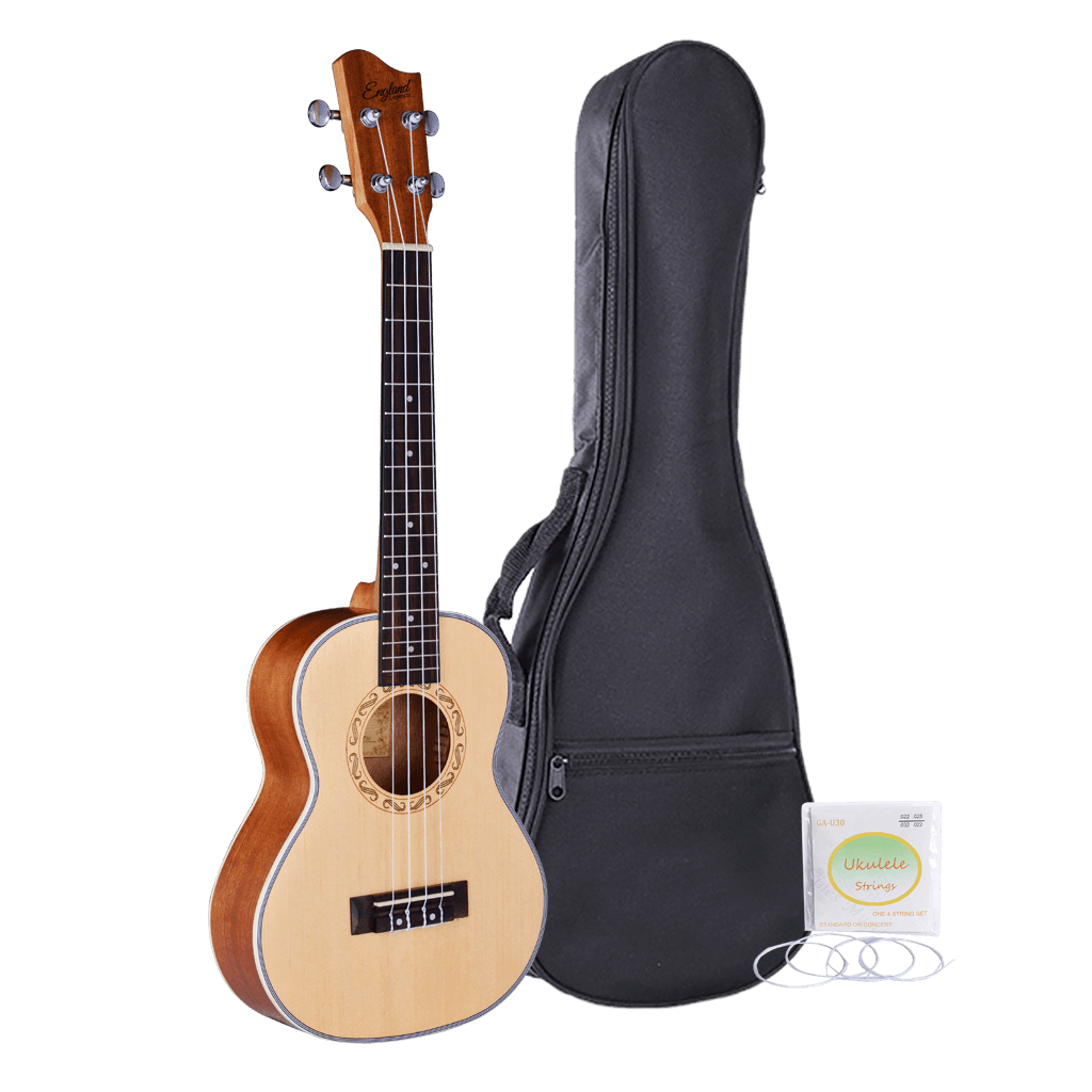 UKELELE SOPRANO 13", COLOR NATURAL, MADERA DE SAPELE, INCLUYE BOLSO Y JUEGO DE CUERDAS AQUILAS DE RESPUESTO