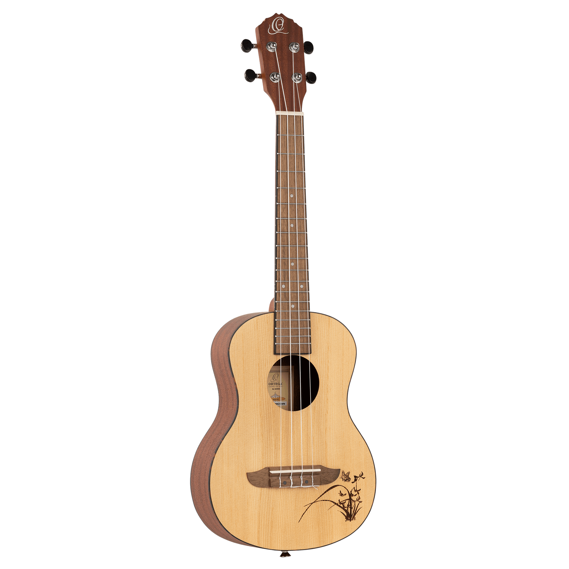 UKELELE TENOR  17", ACABADO SATINADO COLOR NATURAL, TAPA DE ABETO, FONDOS Y AROS DE SAPELI, DIAPASON Y PUENTE NOGAL - Miniatura 6