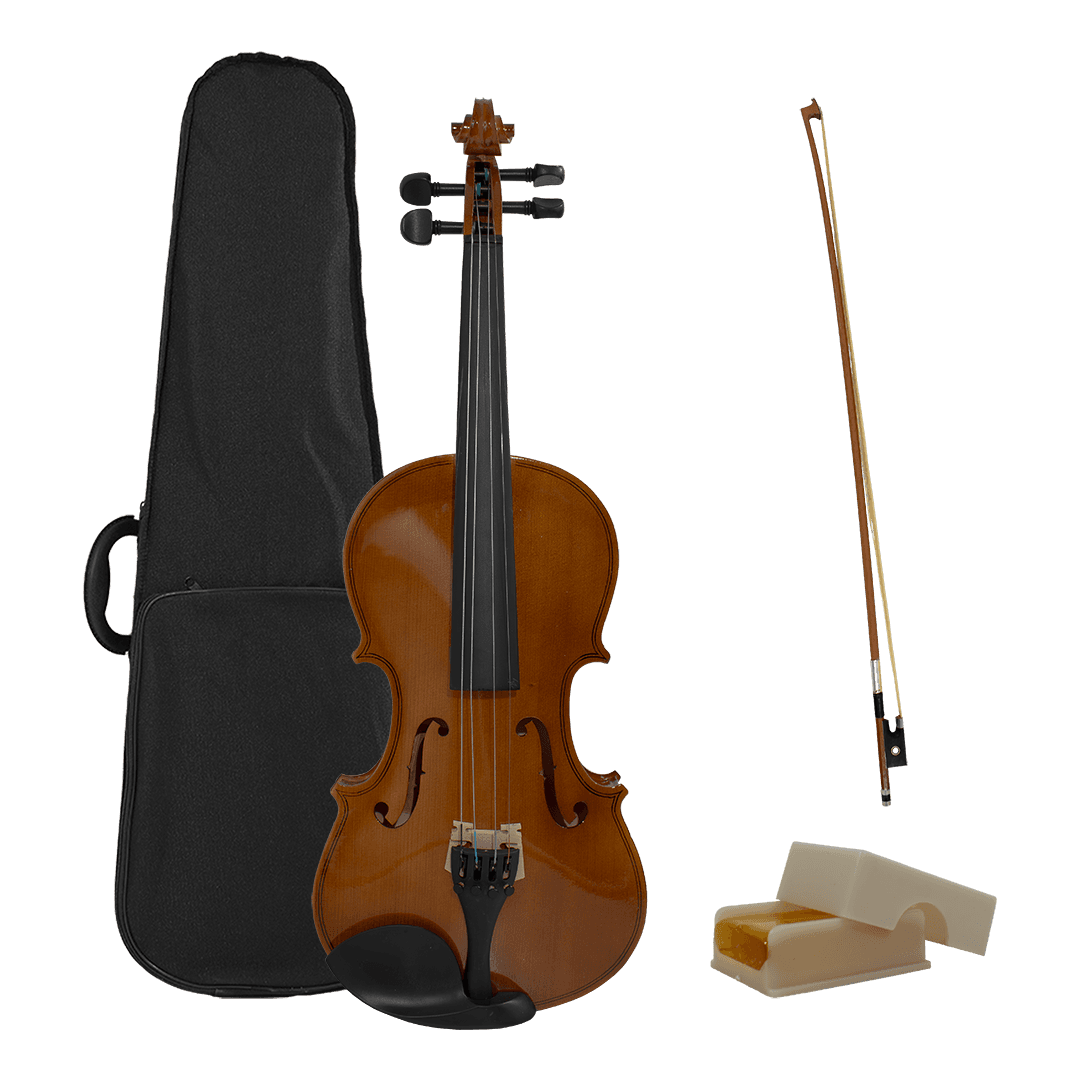 VIOLIN 4/4 COLOR CAFE, INCLUYE ESTUCHE, ARCO Y PERRUBIA - Miniatura 6