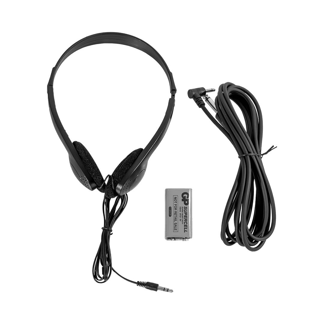 VIOLIN 4/4 ELECTRICO COLOR NEGRO, INCLUYE ESTUCHE, AUDIFONOS, CABLE Y BATERIA DE 9V, ARCO Y PERRUBIA - Miniatura 6