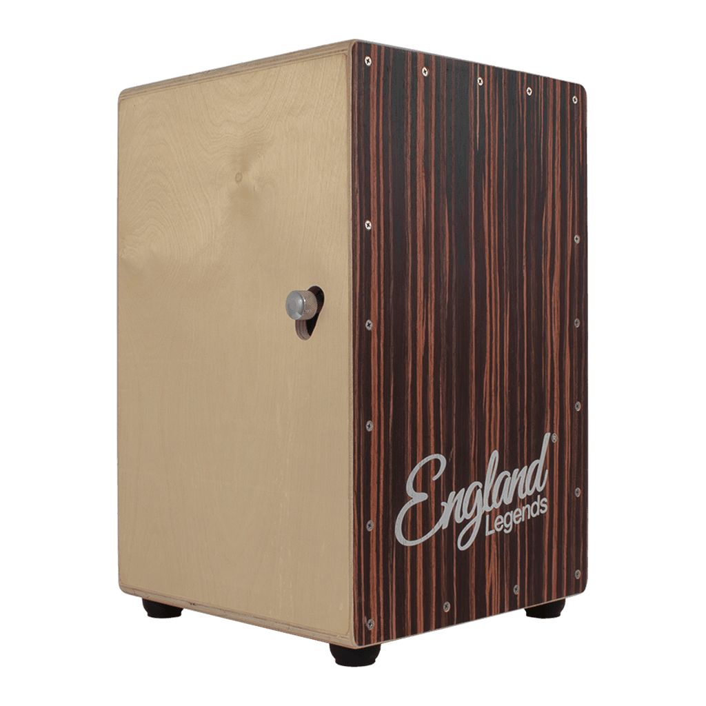 CAJON PERUANO CON TAPA ATORNILLADA Y BORDONERA AJUSTABLE, COLOR NATURAL, DIMENSIONES 48 CM x 29.8 CM x 30.2 CM