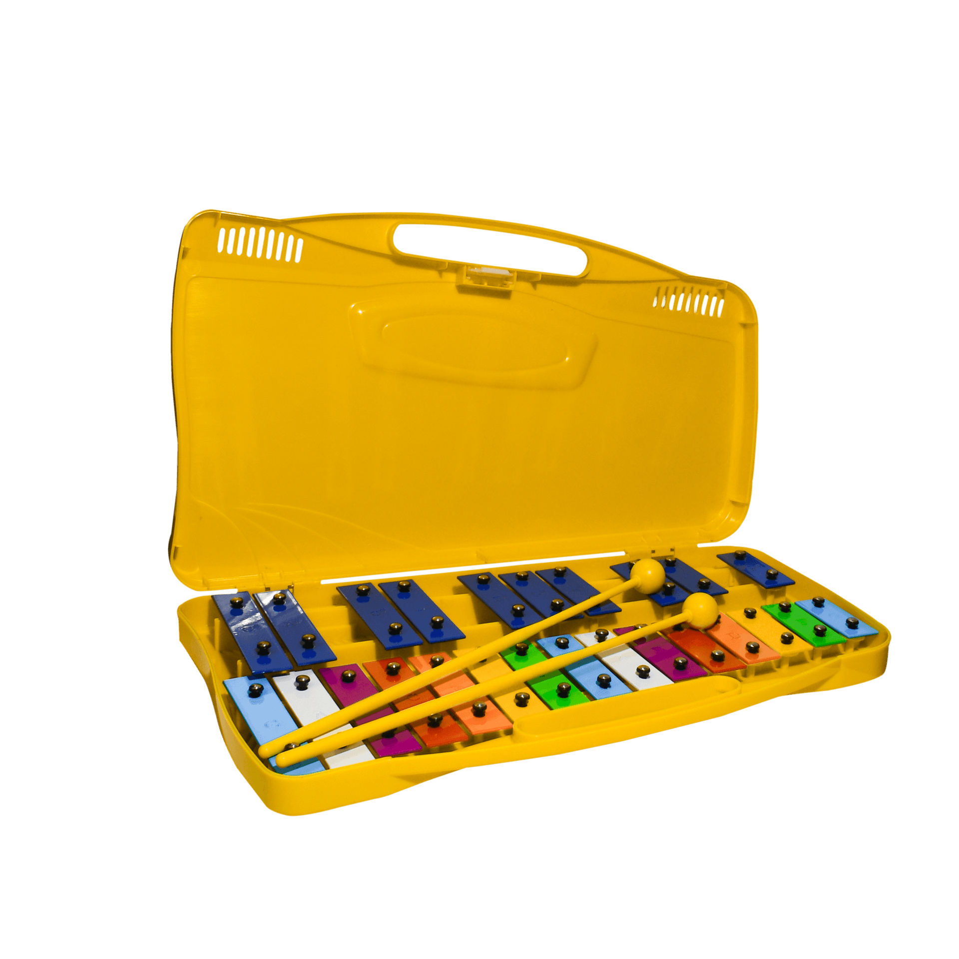 XILOFONO DE 25 LAMINAS, COLOR AMARILLO, INCLUYE ESTUCHE - Miniatura 2
