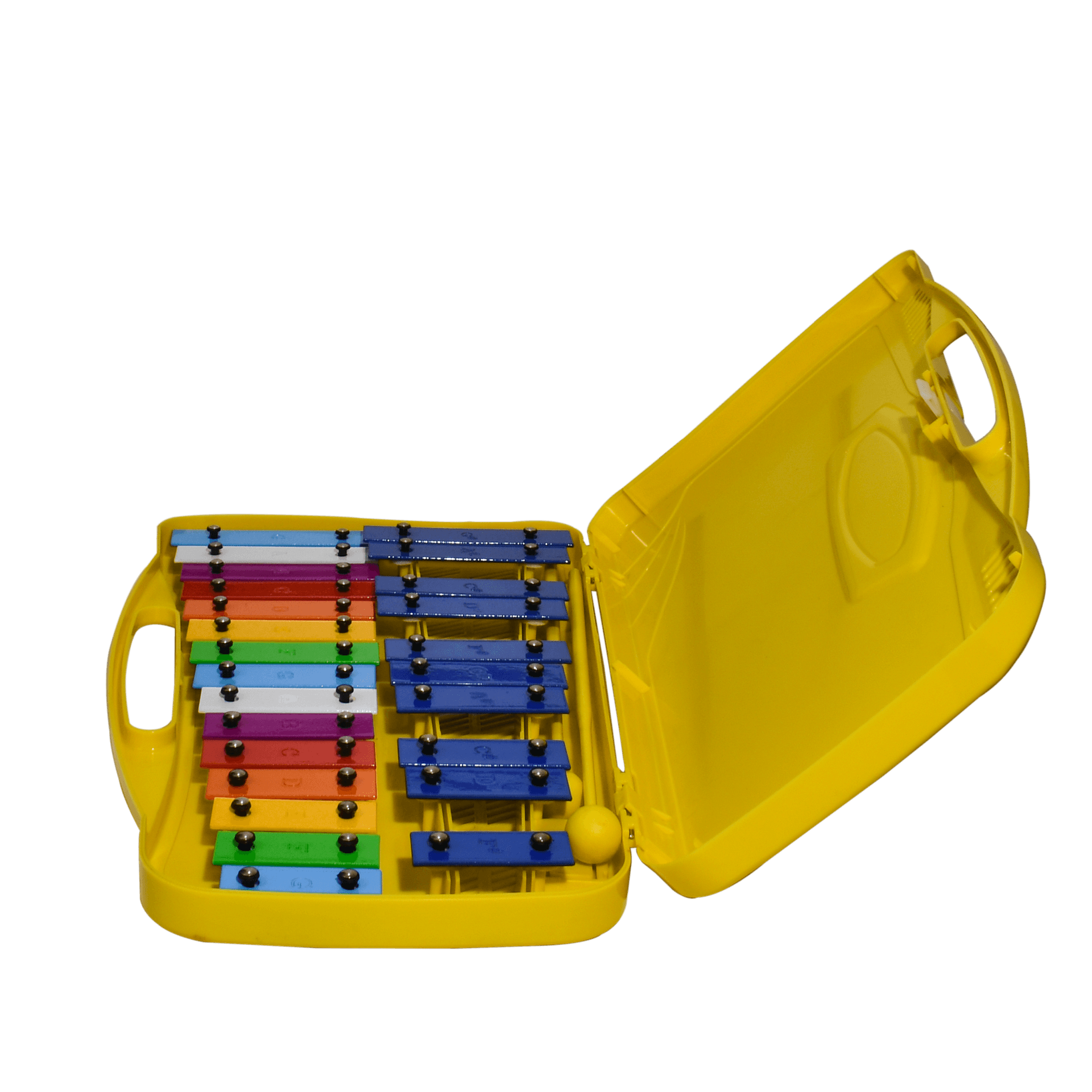 XILOFONO DE 25 LAMINAS, COLOR AMARILLO, INCLUYE ESTUCHE - Miniatura 5