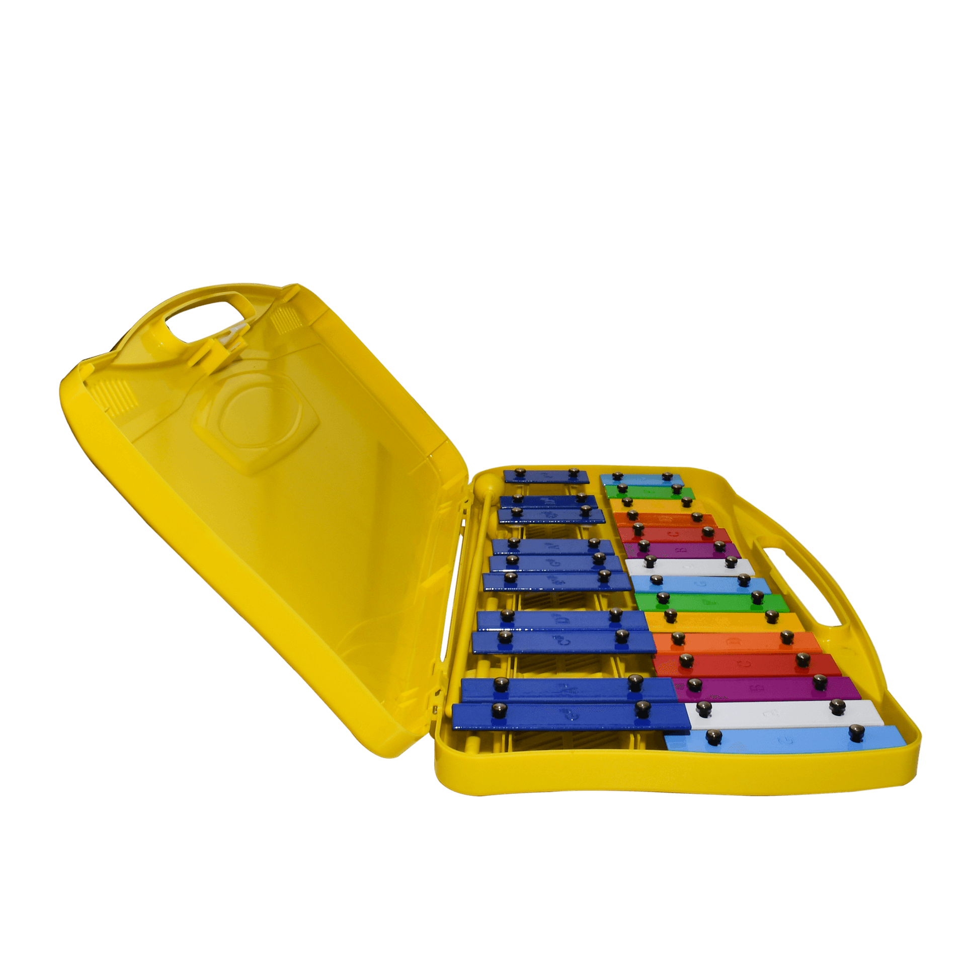 XILOFONO DE 25 LAMINAS, COLOR AMARILLO, INCLUYE ESTUCHE - Miniatura 8