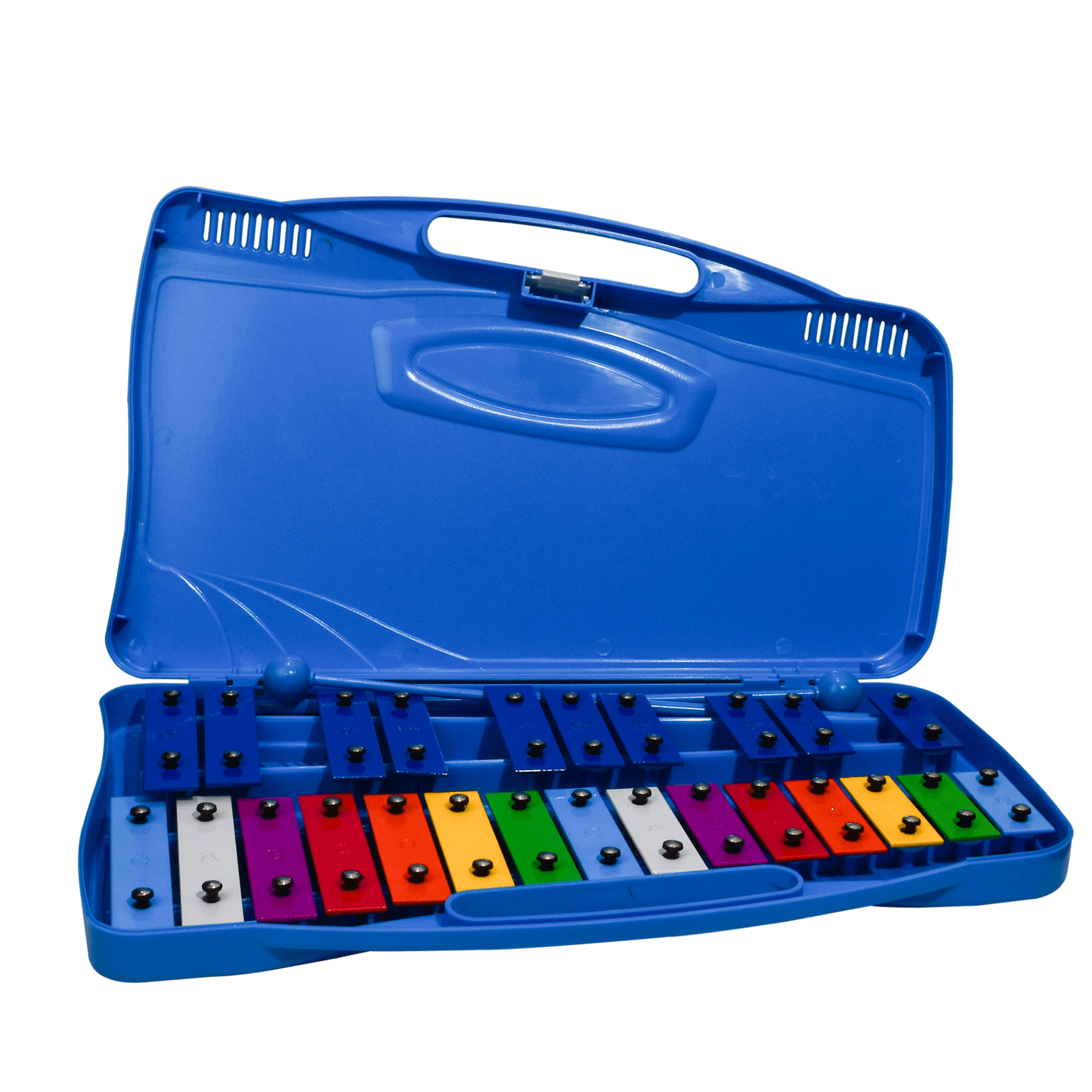XILOFONO DE 25 LAMINAS, COLOR AZUL, INCLUYE ESTUCHE - Miniatura 2