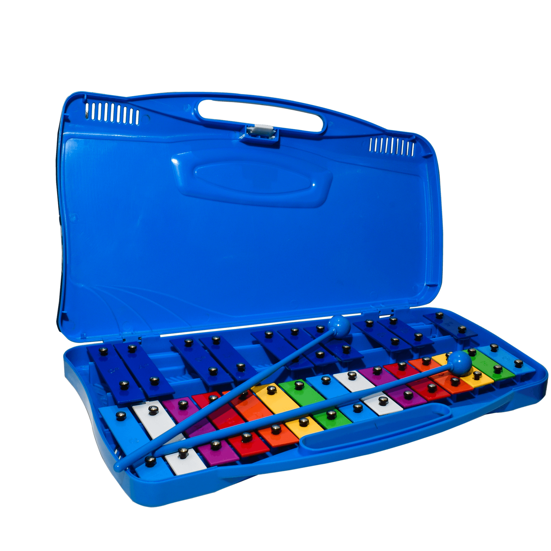 XILOFONO DE 25 LAMINAS, COLOR AZUL, INCLUYE ESTUCHE - Miniatura 4