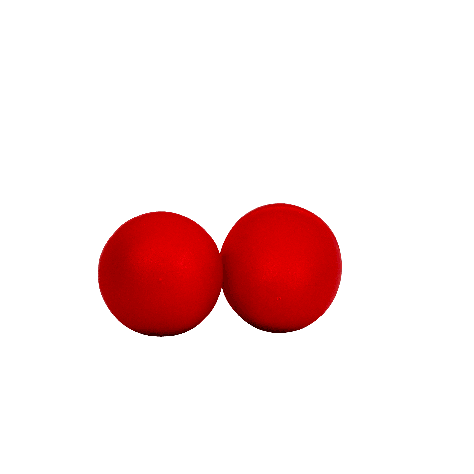 PAR SHAKER FORMA DE HUEVO COLOR ROJO, PLASTICO DE ALTO IMPACTO - Miniatura 2