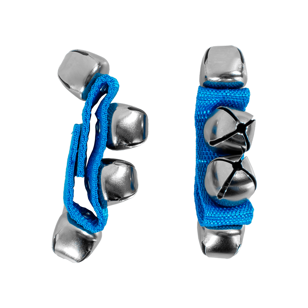 CASCABEL PULSERA DE POLIPROPILENO AJUSTABLE CON VELCRO, INCLUYE 4 CASCABELES DE METAL - Miniatura 2