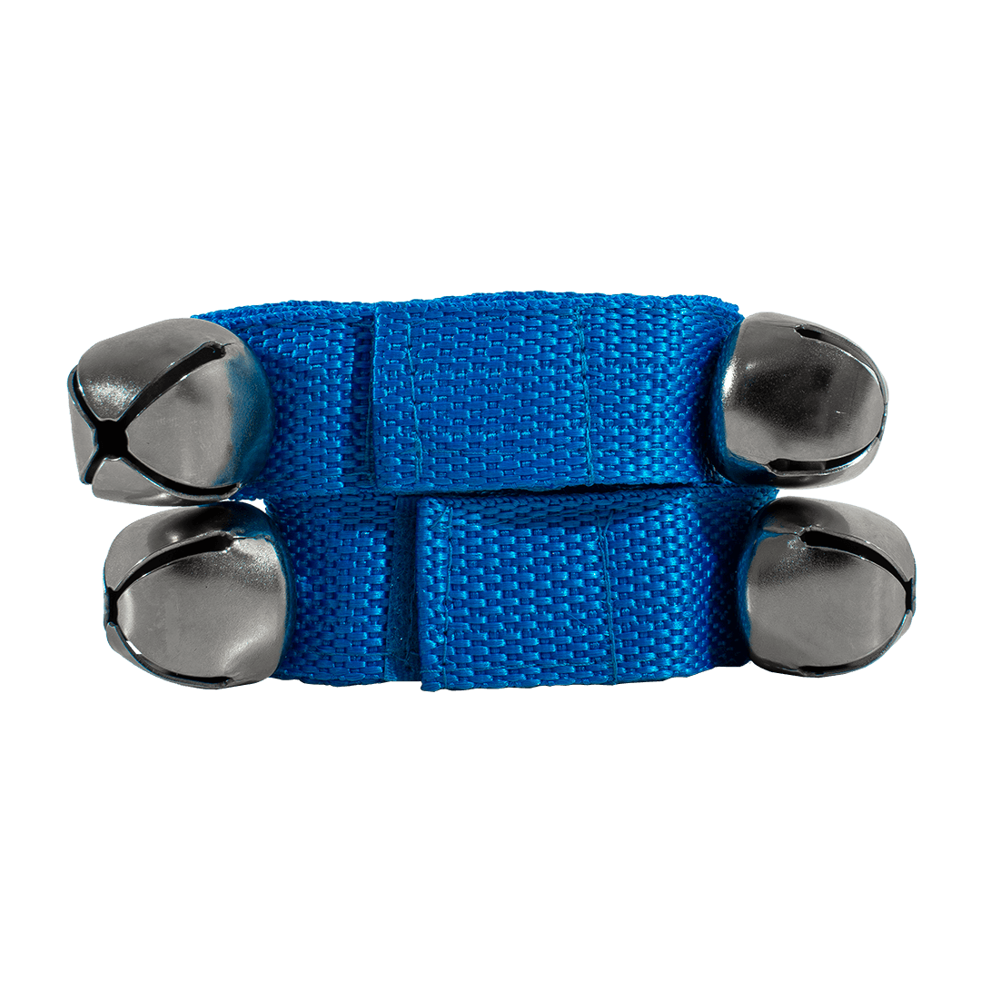 CASCABEL PULSERA DE POLIPROPILENO AJUSTABLE CON VELCRO, INCLUYE 4 CASCABELES DE METAL - Miniatura 3