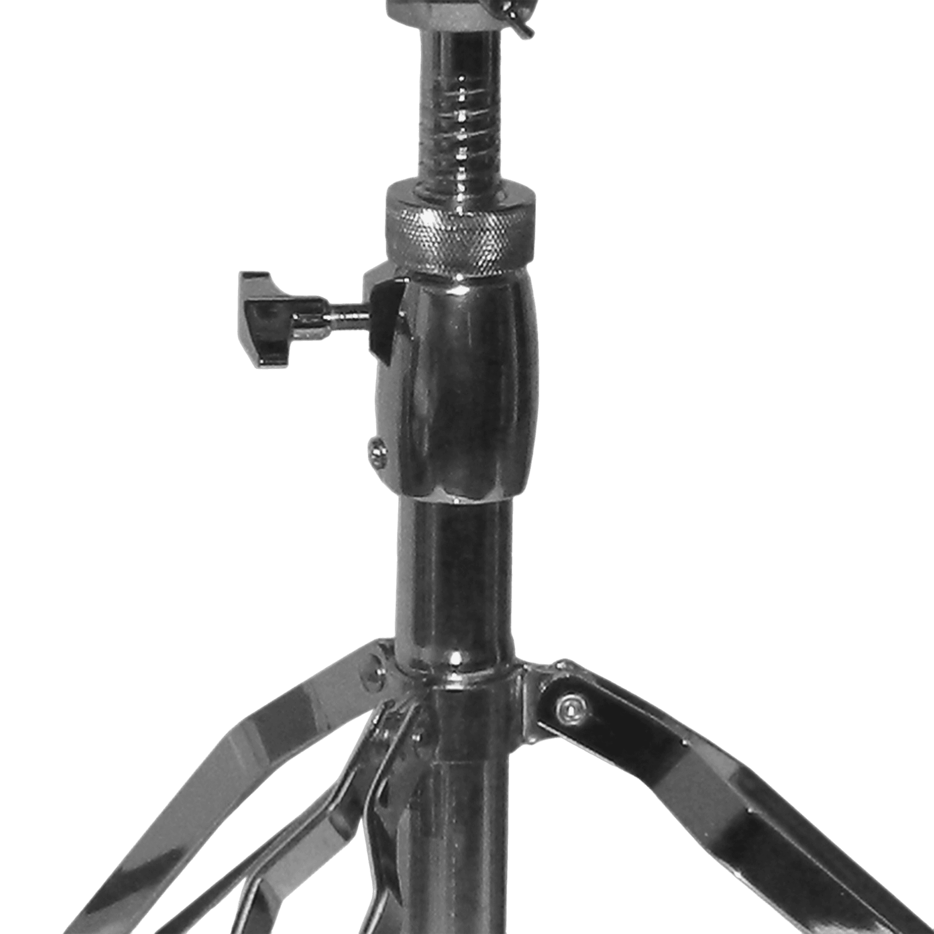 SILLA PARA BATERIA DE METAL NIQUELADO Y ALMOHADA DE ESPUMA Y VINIL - Miniatura 5