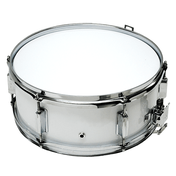 REDOBLANTE PARA MARCHA Y BATERIA, COLOR BLANCO, DE 14 x 5.5" INCLUYE CORREAS DE POLIPROPILENO