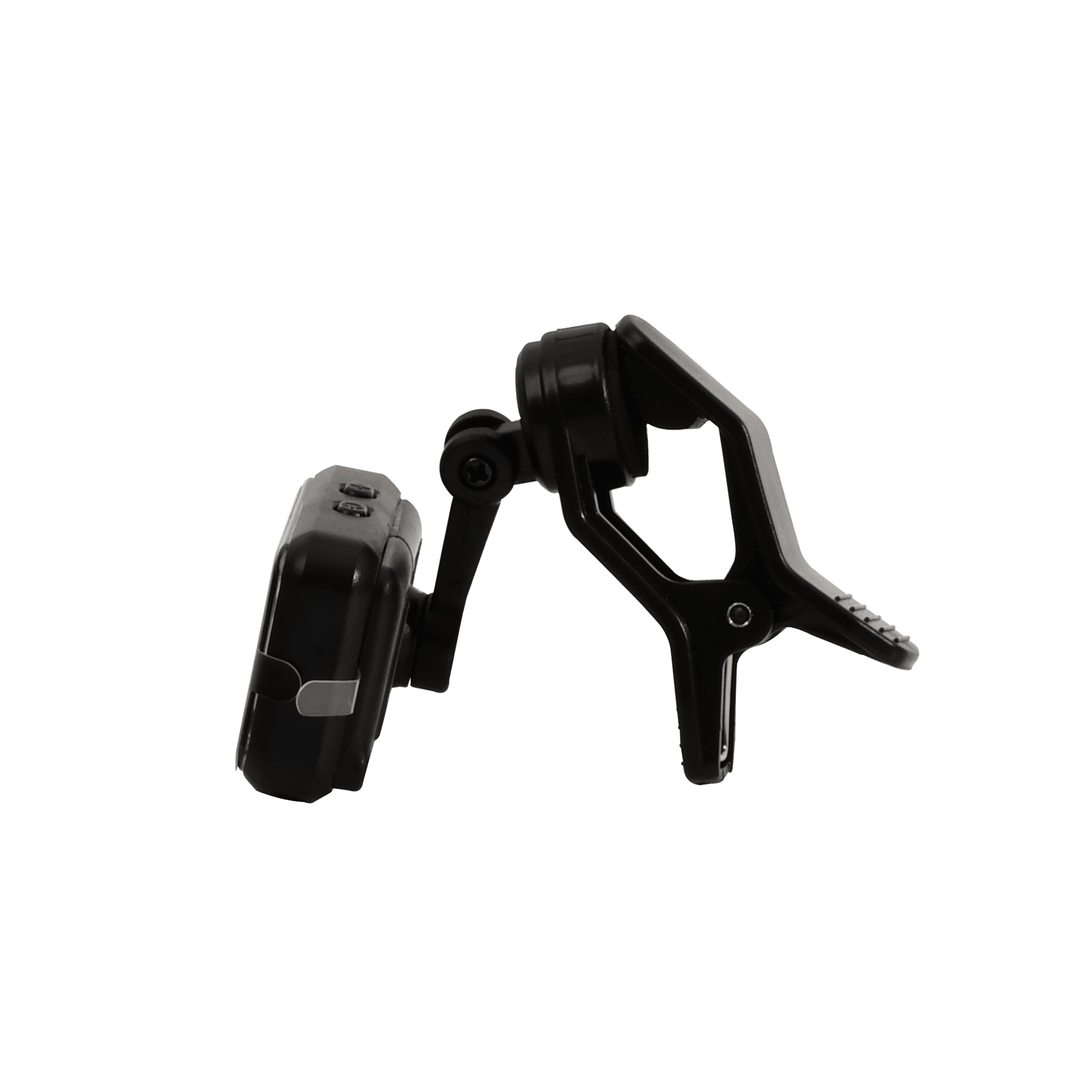 AFINADOR CROMATICO PARA GUITARRAS, BAJOS Y TODO TIPO DE INSTRUMENTO DE CUERDAS, GIRA 180°, COLOR NEGRO - Miniatura 3