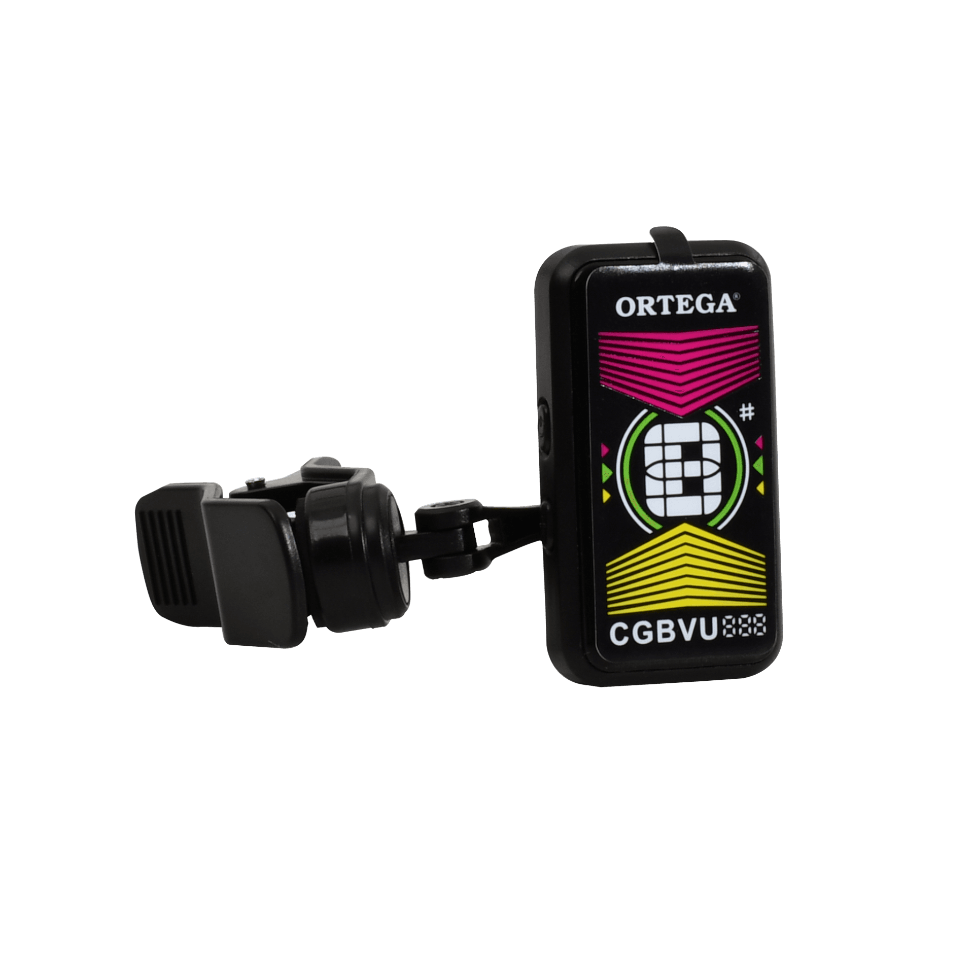 AFINADOR CROMATICO PARA GUITARRAS, BAJOS Y TODO TIPO DE INSTRUMENTO DE CUERDAS, GIRA 180°, COLOR NEGRO - Miniatura 4