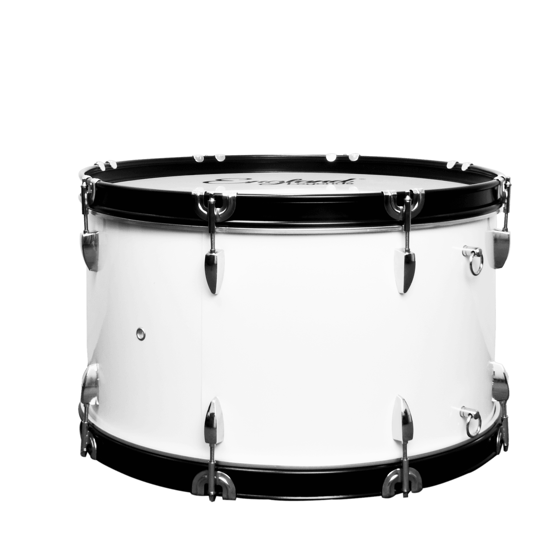 BOMBO PARA MARCHA DE 24", COLOR BLANCO, INCLUYE MAZO Y CORREA - Miniatura 6