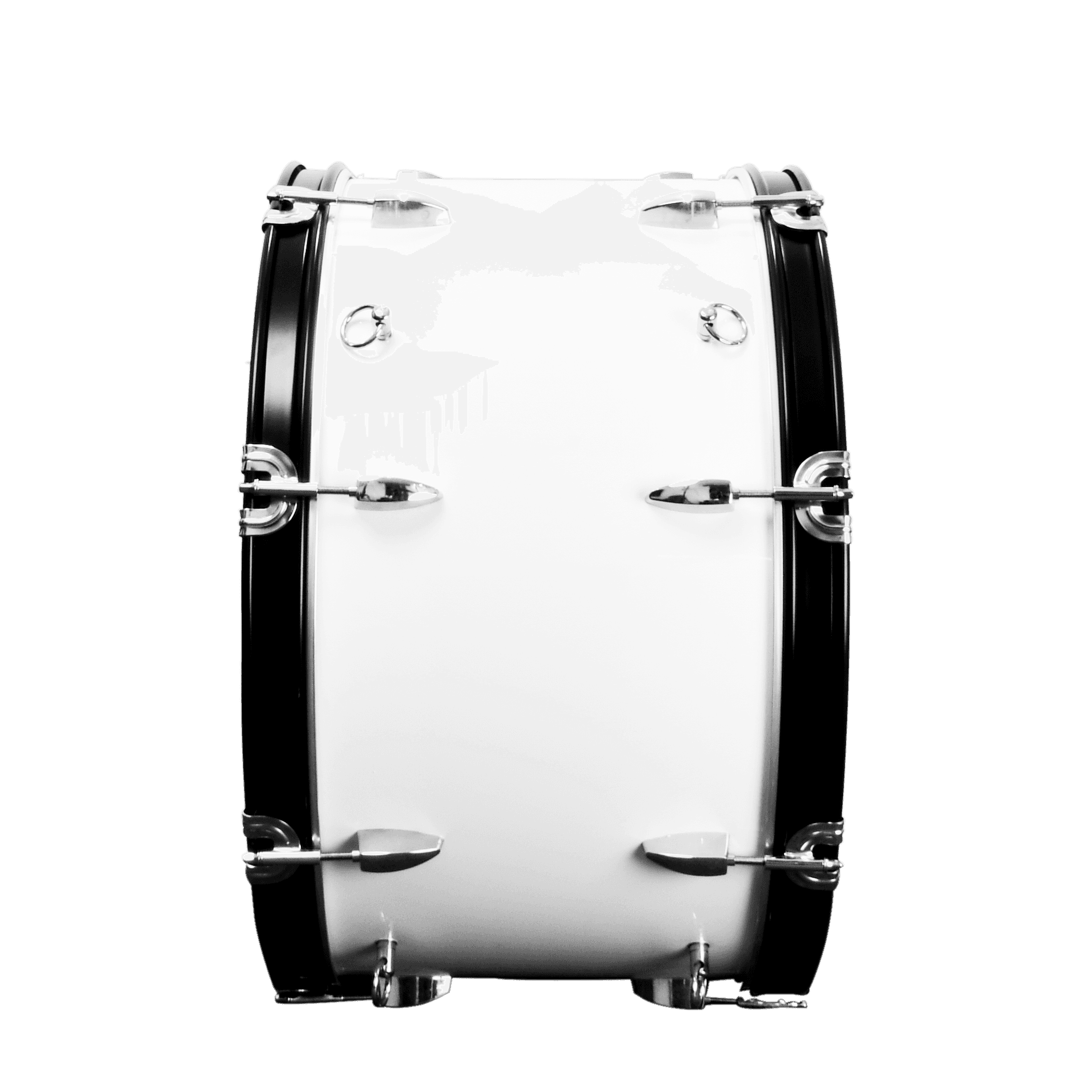 BOMBO PARA MARCHA DE 26", COLOR BLANCO, INCLUYE MAZO Y CORREA - Miniatura 5