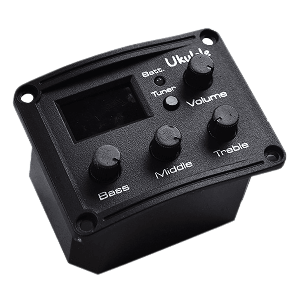 EQUALIZADOR DE 3 BANDAS CON AFINADOR PARA UKELELE