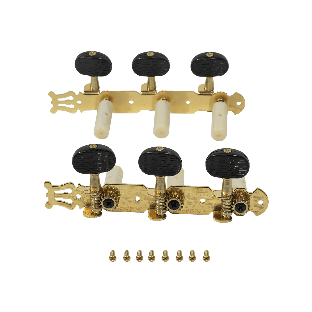 SET DE CLAVIJAS PARA GUITARRA CLASICA, NEGRA - Miniatura 3