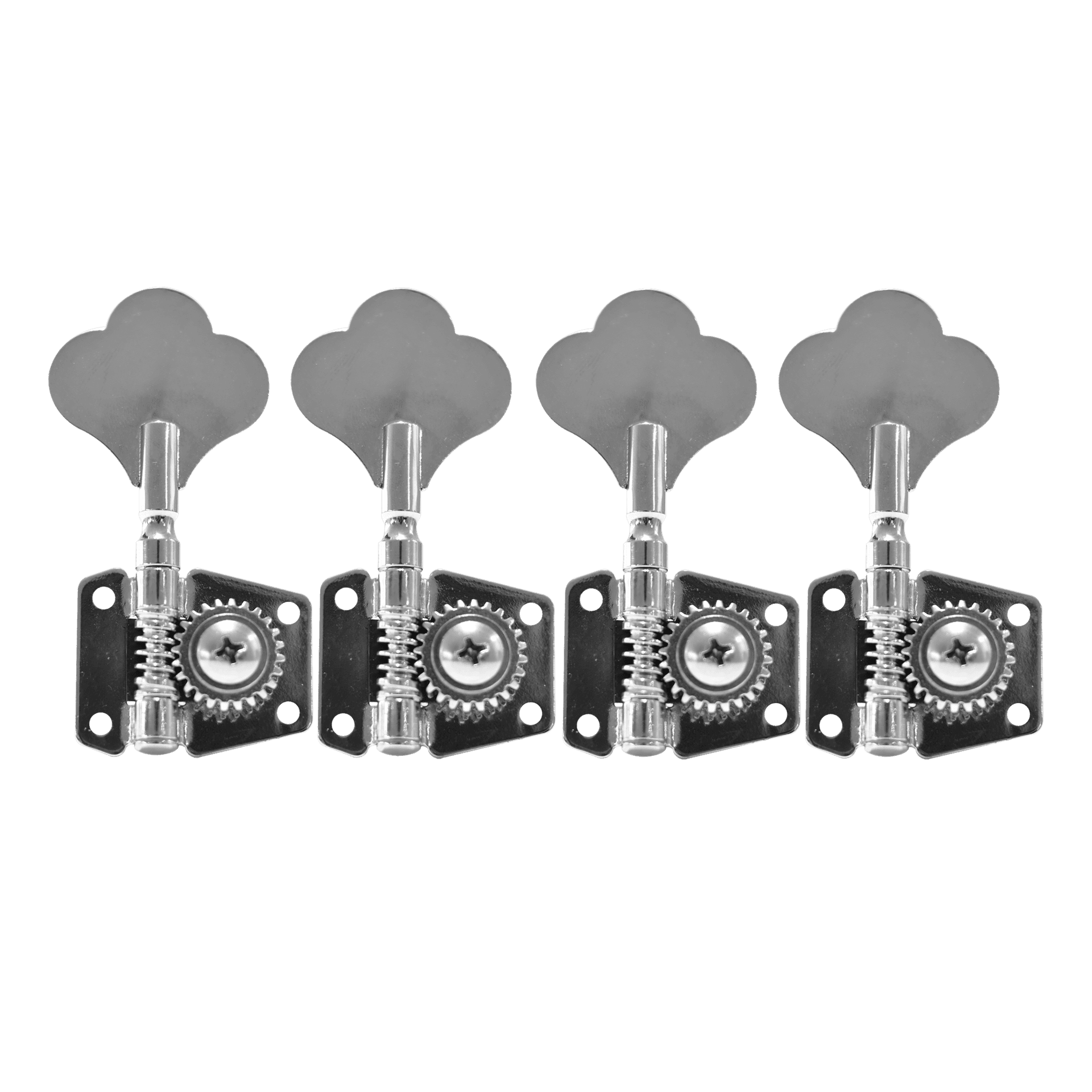 SET DE CLAVIJAS PARA BAJO ELECTRICO DE 4 CUERDAS, MODLEO PRESICION BASS, COLOR NIQUEL