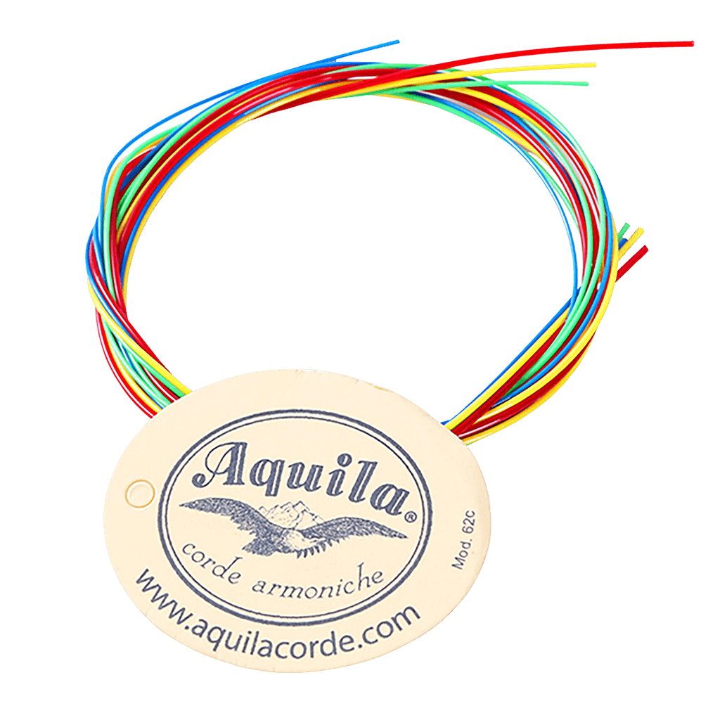 SET DE 4 CUERDAS PARA UKELELE DE NYLON MULTICOLOR