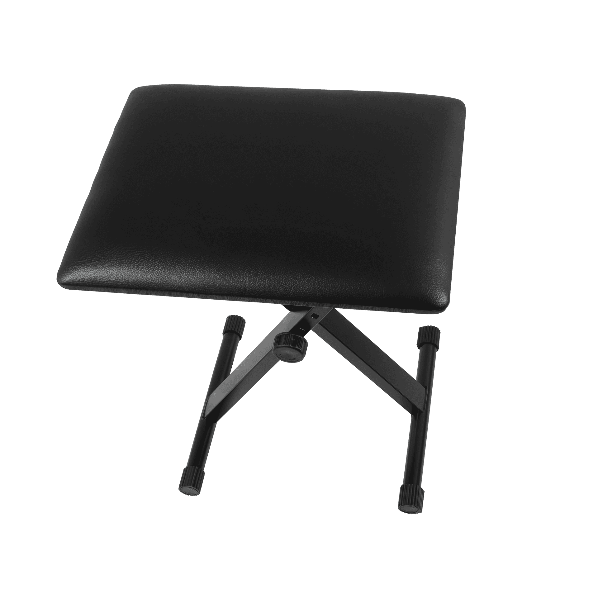 SILLA PARA TECLADO O PIANO, DE METAL CON ALMOHADA DE ESPUMA Y VINIL, COLOR NEGRO - Miniatura 5