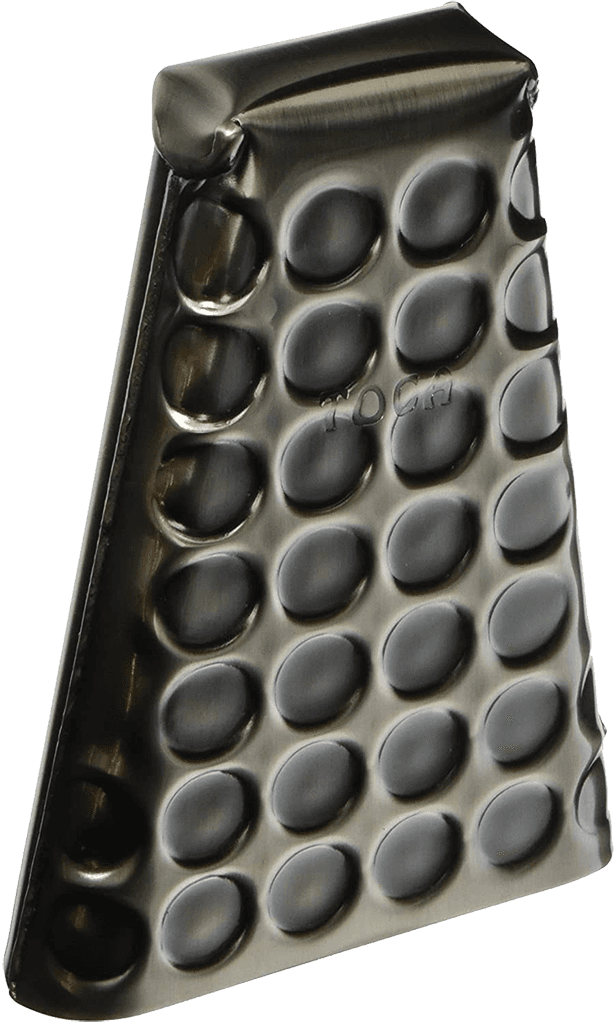 CAMPANA 11" DE MANO SERIE PRO LINE, ACABADO ESPEJO CROMO, SUPERFICIE MARTILLADA Y REVERSO PLANO