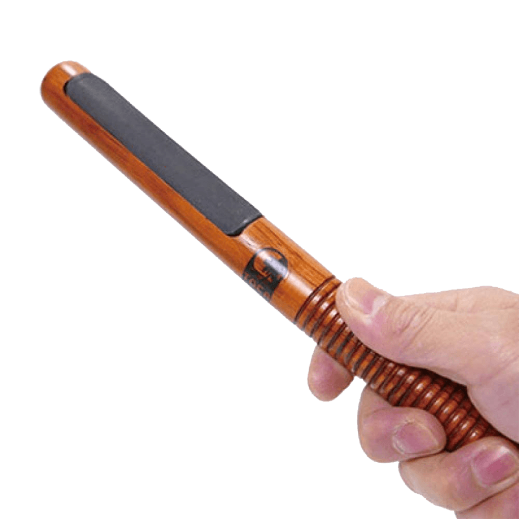 BAQUETA DE MADERA CON DOBLE SUPERFICIE PARA CAMPANA DE MANO