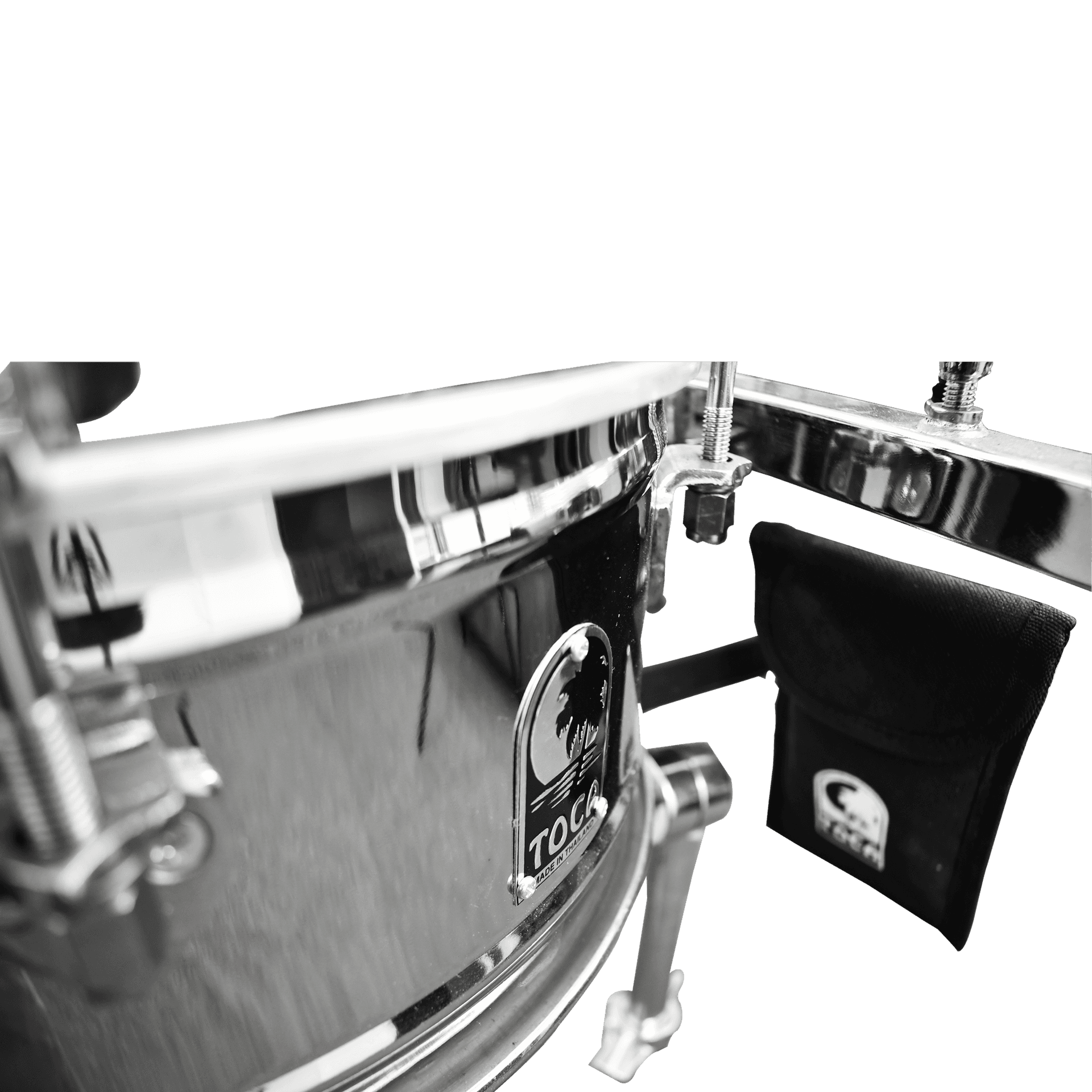 SET DE TIMBALES 14" - 15" DE ACERO LAMINADO, INCLUYE PEDESTAL - Miniatura 5