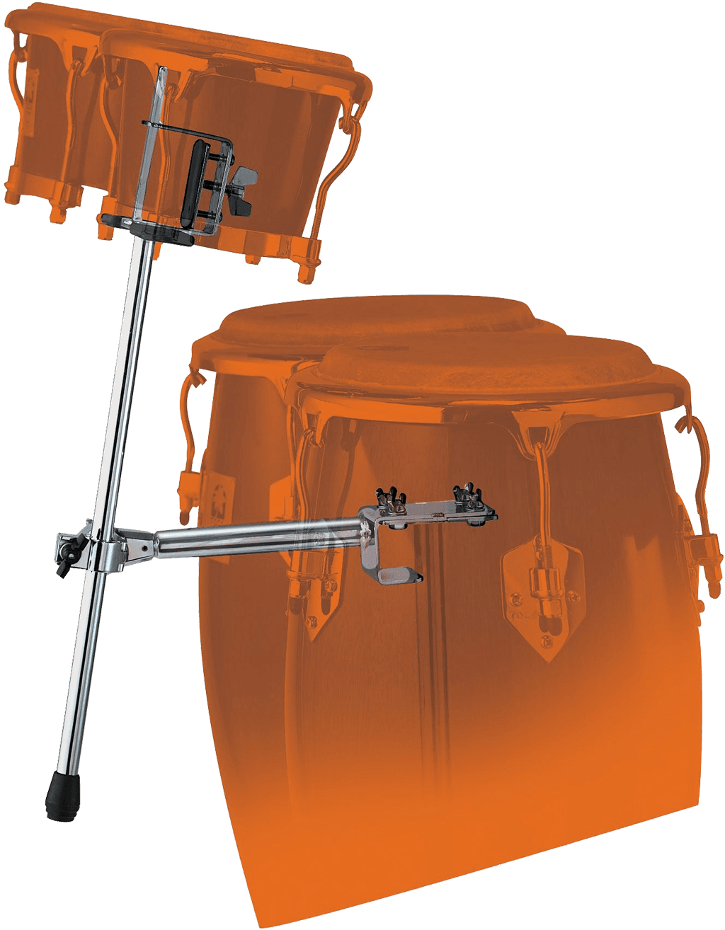 SOPORTE AEREO PARA BONGO, CROMADO