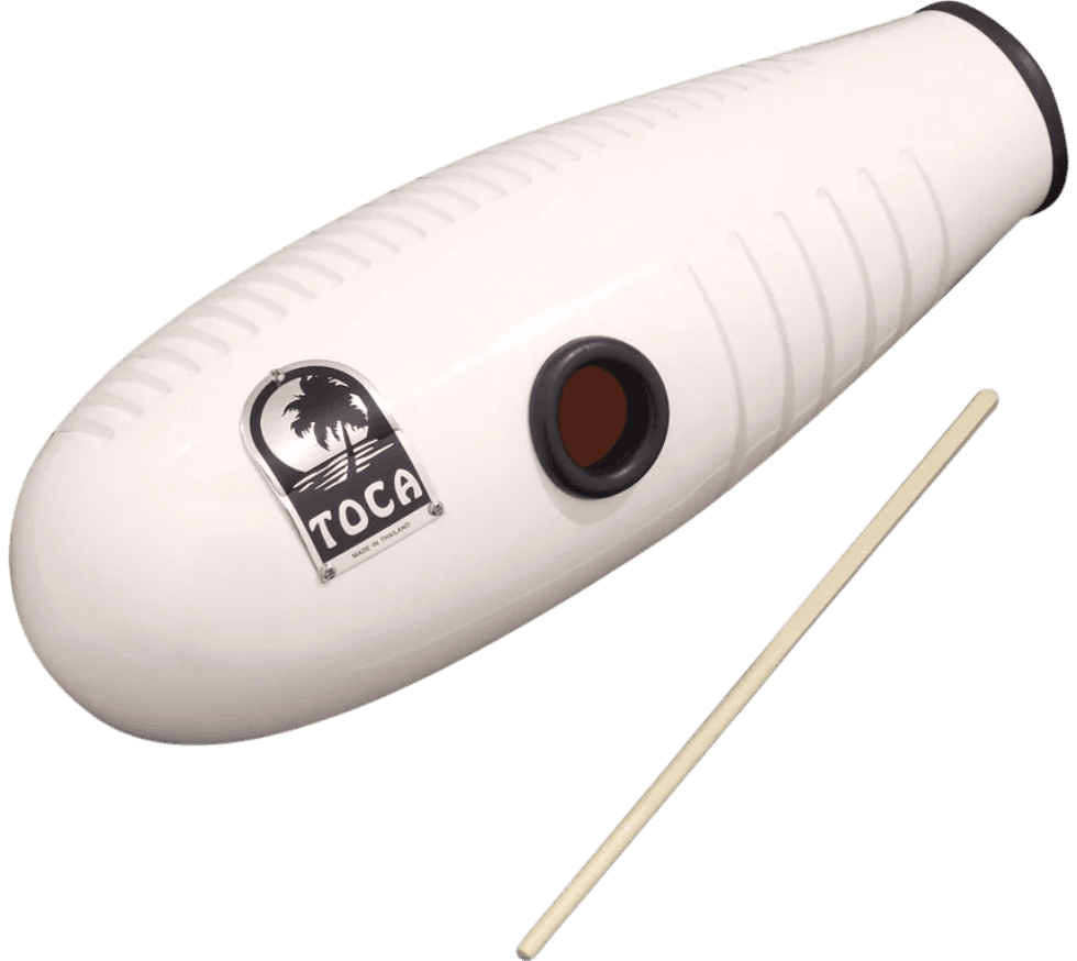 GUIRO 15.5", FIBRA DE VIDRIO, COLOR BLANCO - Miniatura 2