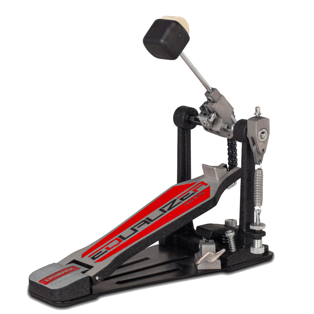 SET DE BATERIA ACUSTICA, SERIE EQUALIZER, MADERA DE TILO, COLOR LUNAR WAVES, PEDAL CON DOBLE CADENA, INCLUYE 3 PEDESTALES - Miniatura 3