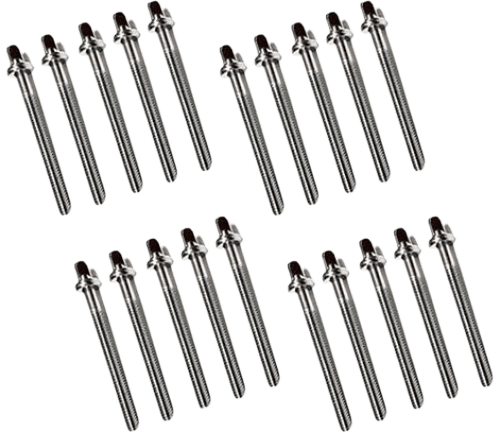 SET DE 20 TORNILLOS TENSORES PARA AROS DE TAMBOR DE 50 MM - Miniatura 2