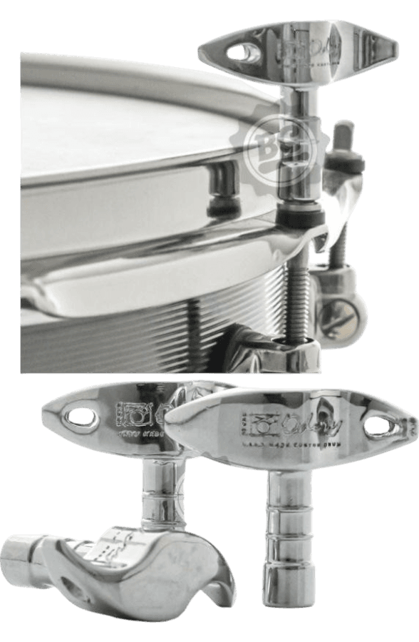 LLAVE DE AFINACION PARA TAMBOR, DE METAL NIQUELADO - Miniatura 2