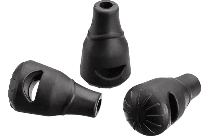 GOMAS DE PIES DE TAMBOR, 68 MM. DE LARGO Y 10 MM DE GROSOR, CON ACCION AMORTIGUADOR, COLOR NEGRO - Miniatura 2