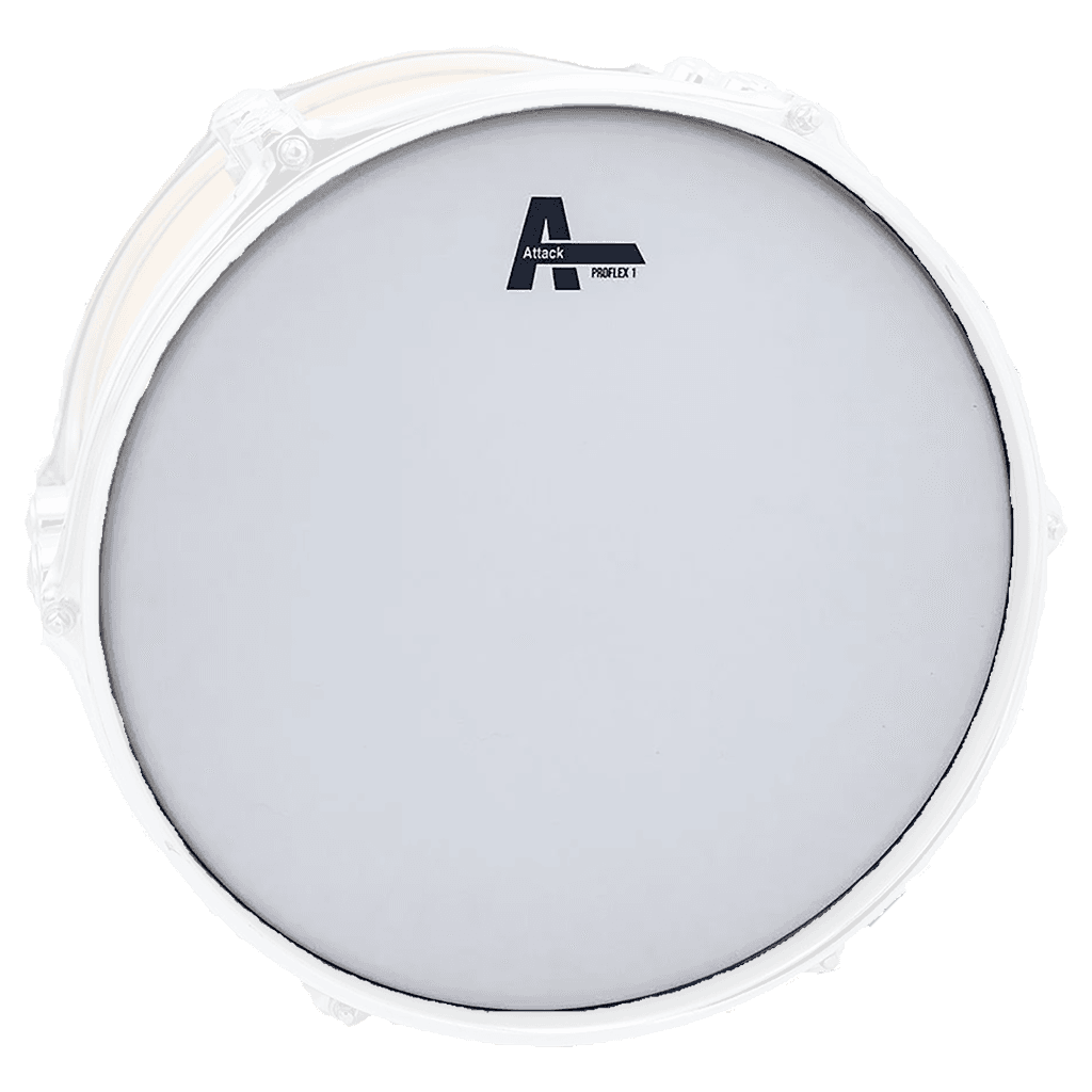 PARCHE 13" PARA TAMBOR, RUGOSO BLANCO, UNA CAPA DE 10 MIL.