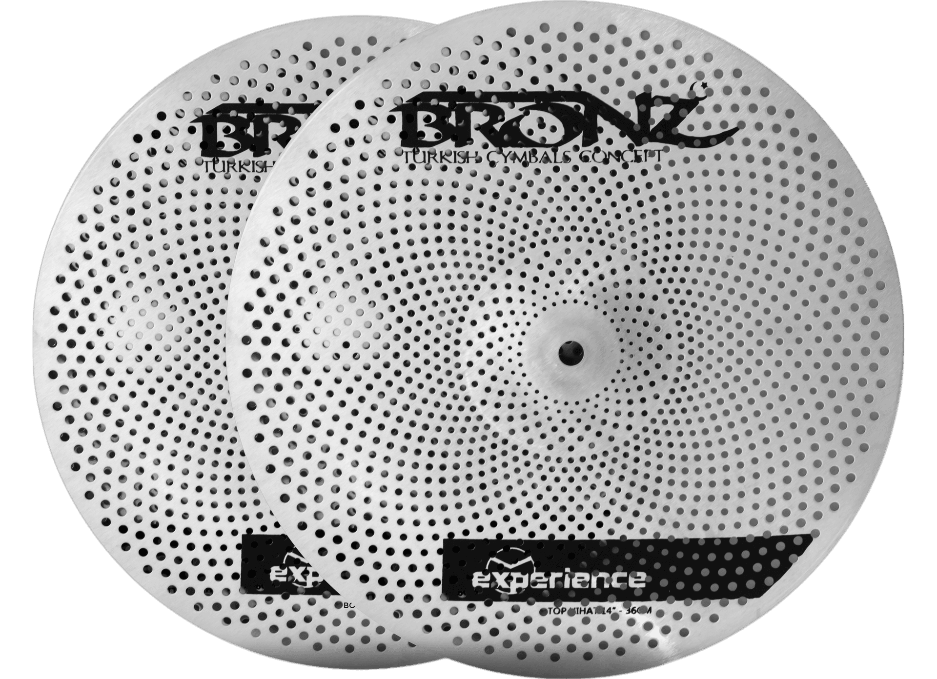 SET DE PLATILLOS SERIE M-EXPERIENCE BAJO VOLUMEN, FORMULA STEEL, INCLUYE HH14", CRASH 16", CRASH 18", RIDE 20" - Miniatura 4