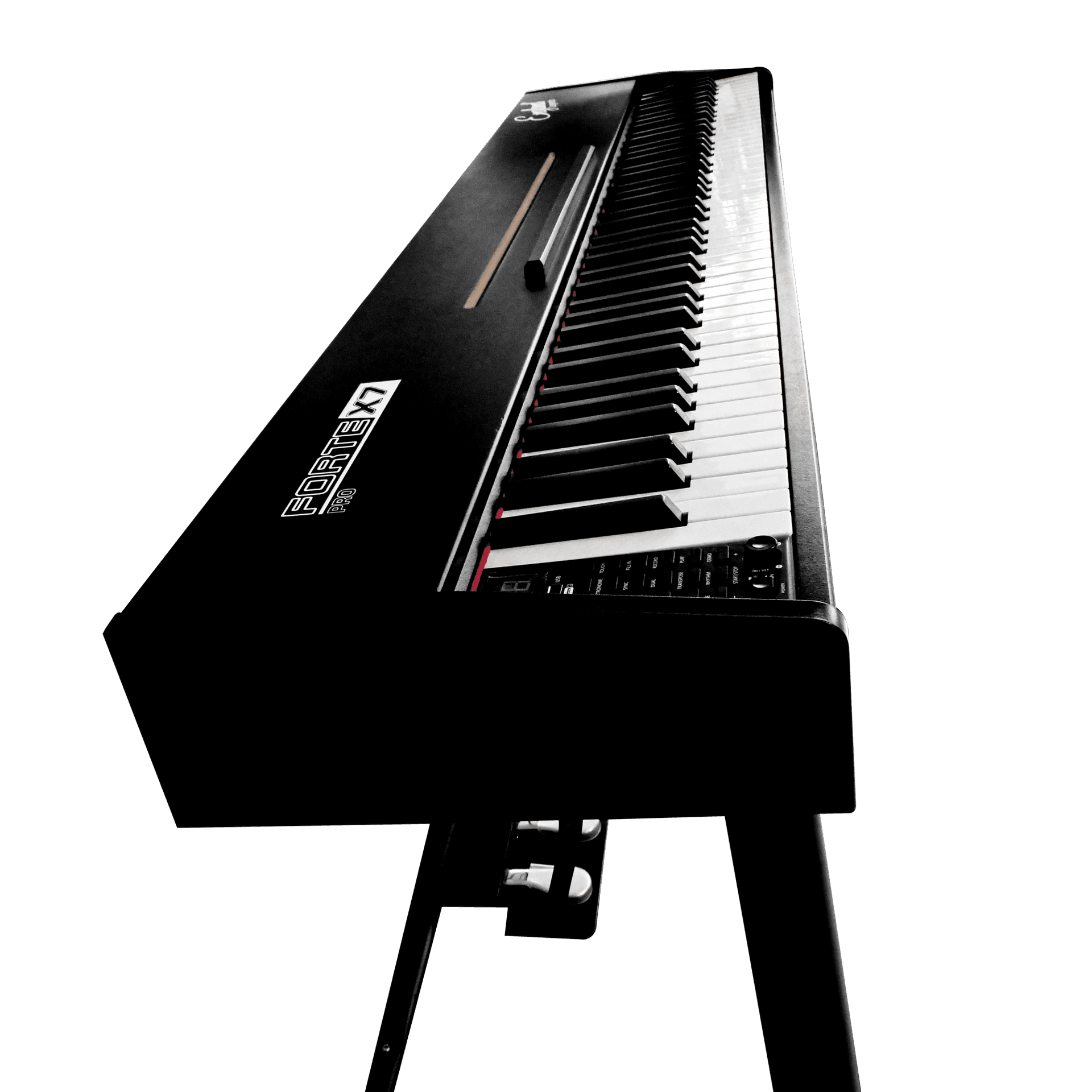 PIANO DIGIT 88 T ACCION MART, 880 TIMB, 600 RIT, 80 CANCI DEMO, POLIF 128, PANT LED, INCLUY PEDAL SUST TRES PASOS Y PEDEST METAL, COL NEGRO - Miniatura 6