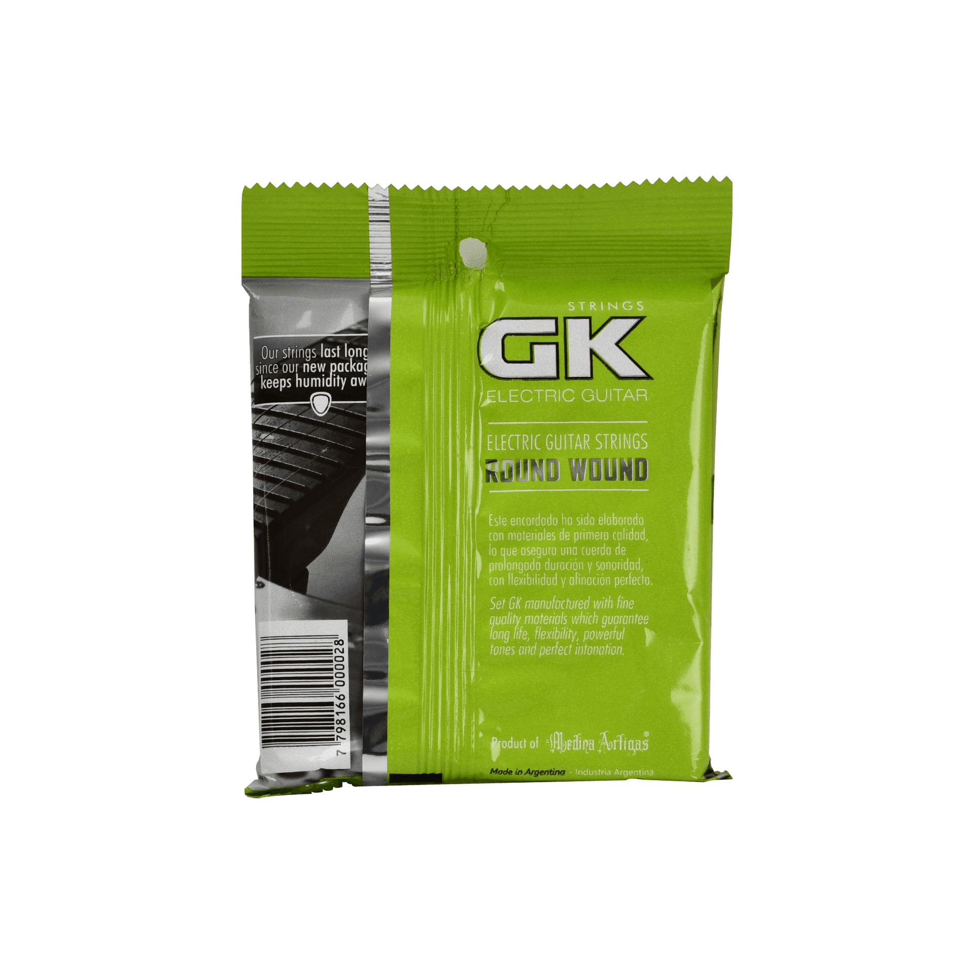 SET DE CUERDAS PARA GUITARRA ELECTRICA, GK, CALIBRE 0.09 MM - Miniatura 3