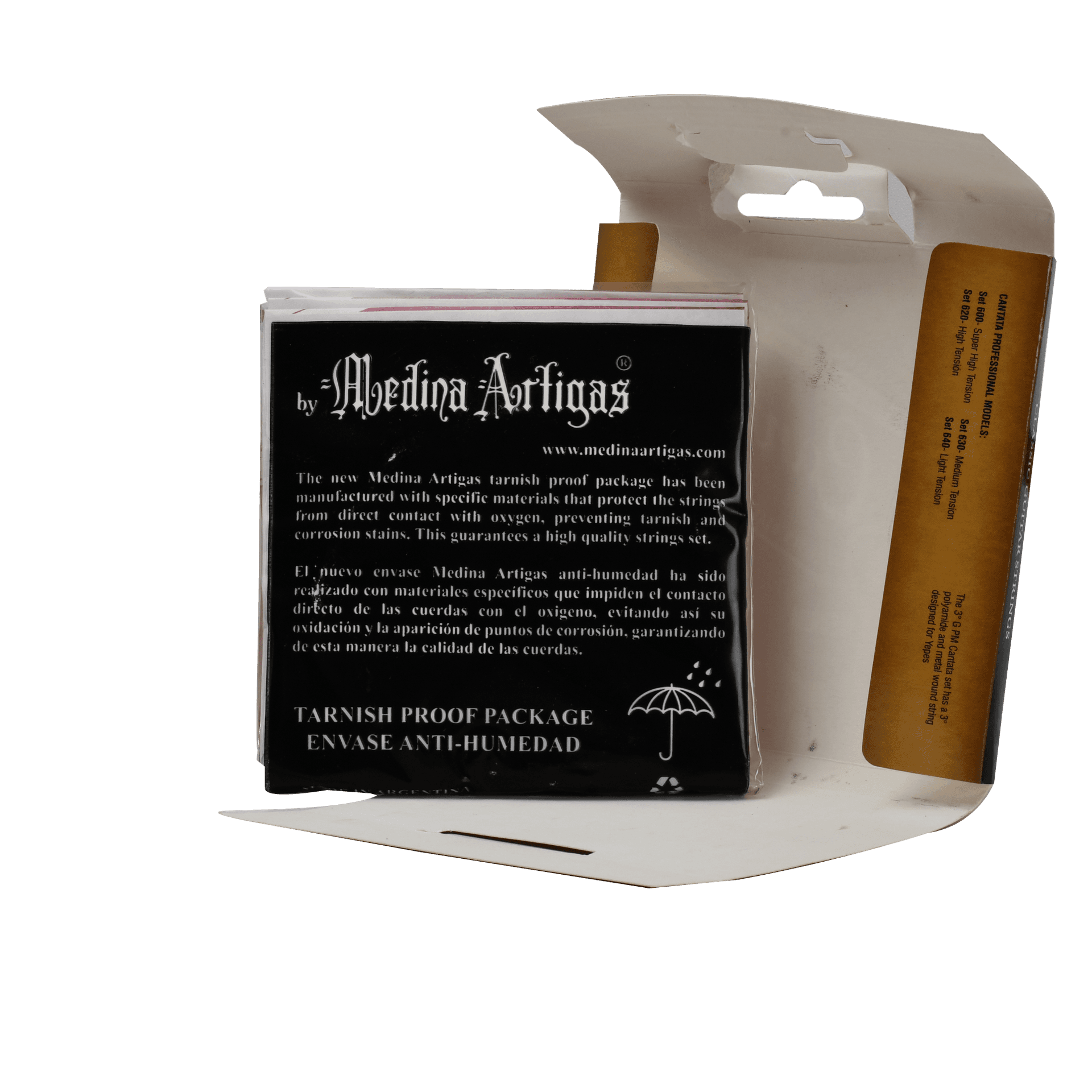 SET DE CUERDAS PARA GUITARRA CLASICA, TENSION MEDIA, CANTATA - Miniatura 5