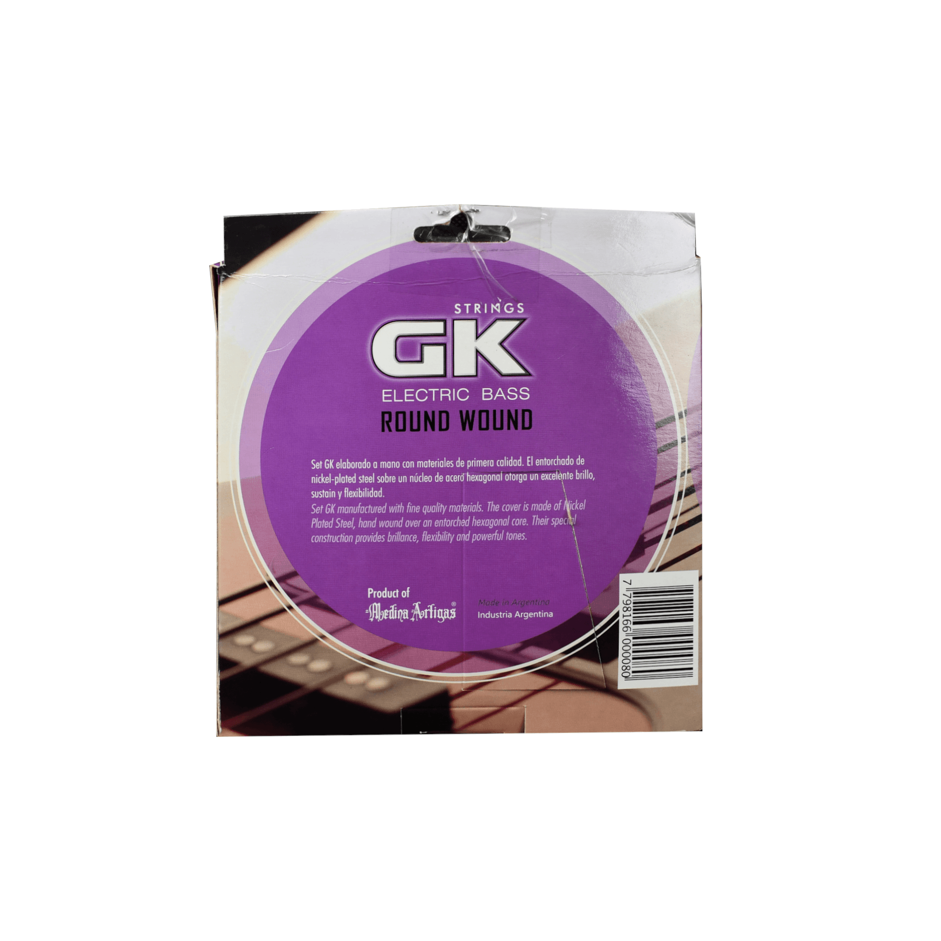 SET DE CUERDAS PARA BAJO ELECTRICO DE 5 CUERDAS, GK, ACERO NIQUELADO CALIBRE 0.45 - 1.30 MM - Miniatura 3