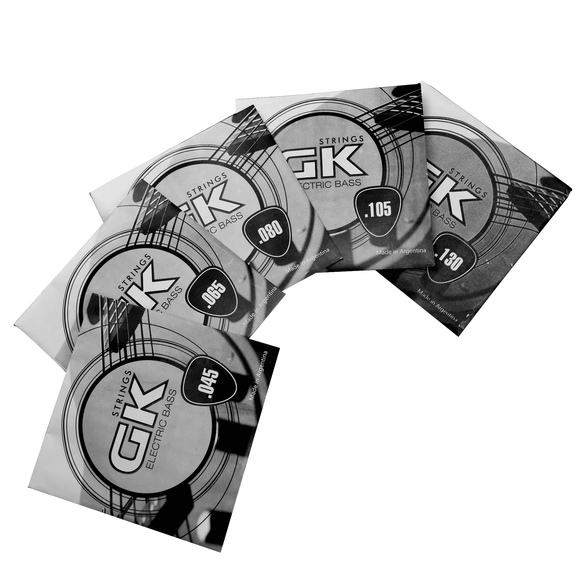 SET DE CUERDAS PARA BAJO ELECTRICO DE 5 CUERDAS, GK, ACERO NIQUELADO CALIBRE 0.45 - 1.30 MM - Miniatura 4