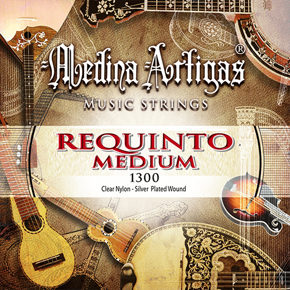 SET DE CUERDAS PARA REQUINTO, TENSION MEDIA, PLATEADAS