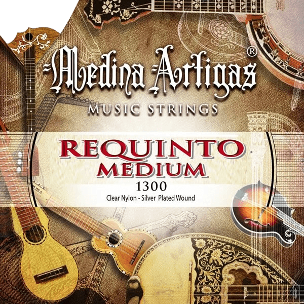 SET DE CUERDAS PARA REQUINTO, TENSION MEDIA, PLATEADAS - Miniatura 2