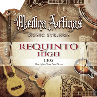 SET DE CUERDAS PARA REQUINTO, TENSION ALTA , PLATEADAS - Miniatura 2