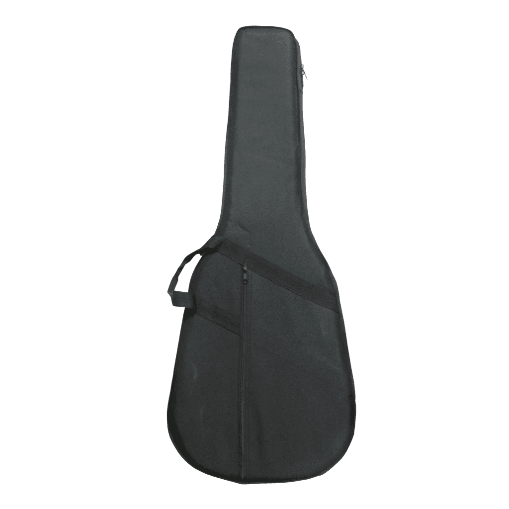ESTUCHE RIGIDO PARA GUITARRA CLASICA 39" MADERA RECUBIERTA DE POLIPROPILENO, COLOR NEGRO