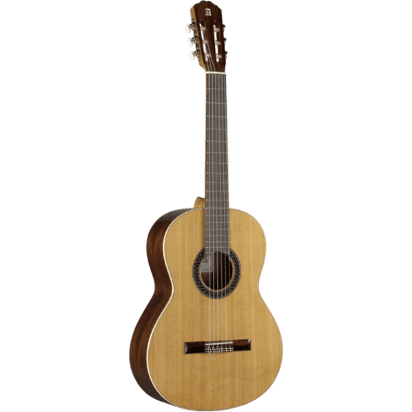 GUITARRA CLASICA 39", COLOR NATURAL, ACABADO DE ALTO BRILLO, TAPA DE CEDRO MACIZO , FONDO Y AROS DE SAPELLI, CUERDAS D ADDARIO, INCLUYE ESTUCHE DE 10MM DE ESPESOR - Miniatura 2