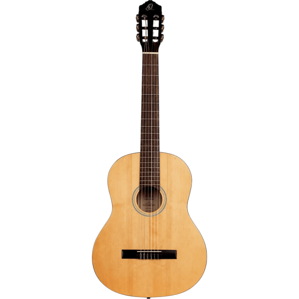 GUITARRA CLASICA 39", COLOR NATURAL, ACABADO LACADO ALTO BRILLO, TAPA DE ABETO, FONDO Y AROS DE CATALPA, CUERDAS ORTEGA - Miniatura 2