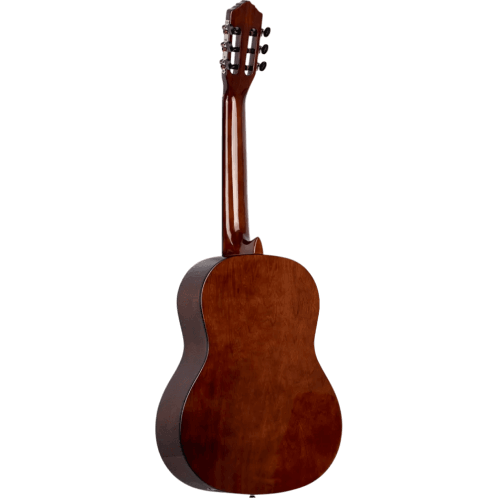 GUITARRA CLASICA 39", COLOR NATURAL, ACABADO LACADO ALTO BRILLO, TAPA DE ABETO, FONDO Y AROS DE CATALPA, CUERDAS ORTEGA - Miniatura 8