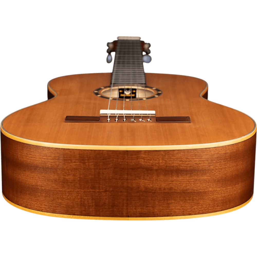 GUITARRA CLASICA 39", COLOR NATURAL, ACABADO MATE, TAPA DE CEDRO, FONDO Y AROS DE CAOBA, CUERDAS ORTEGA - Miniatura 5